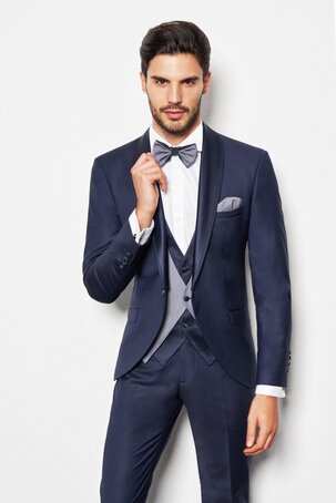 abito da sposo smoking blu
