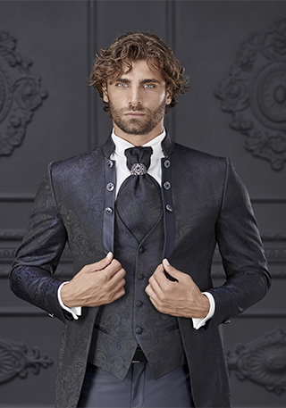 abito classico da cerimonia blu scuro italo perez petrelli abito classico da cerimonia blu scuro italo perez petrelli