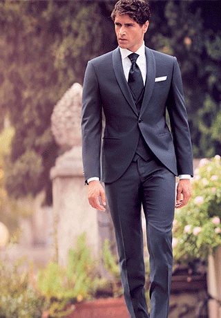 abito da sposo blu classico