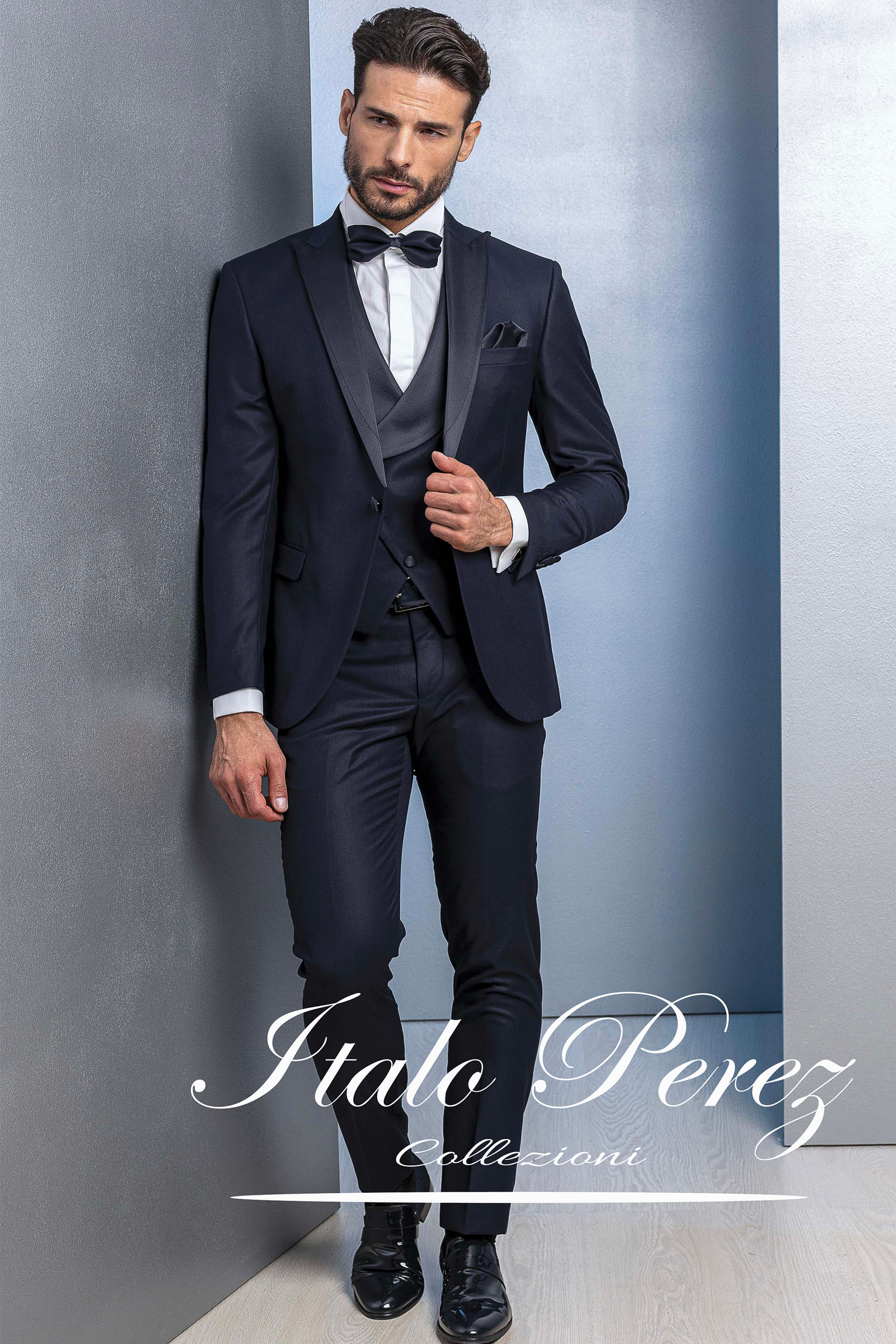 abito classico da cerimonia blu scuro italo perez petrelli abito classico da cerimonia blu scuro italo perez petrelli